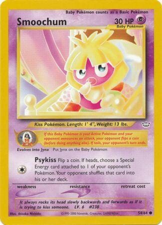 Smoochum (54/64) [Neo Revelation Unlimited] Pokemon Single Pokémon  | Multizone: Comics And Games