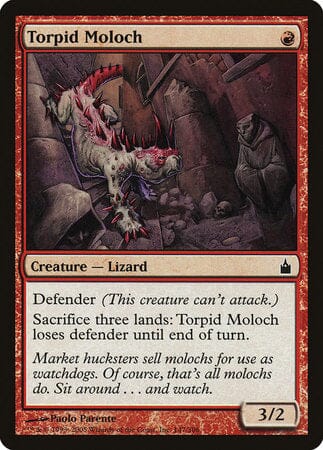 Torpid Moloch [Ravnica: City of Guilds] MTG Single Magic: The Gathering  | Multizone: Comics And Games