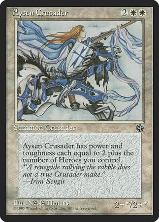 Aysen Crusader [Homelands] MTG Single Magic: The Gathering  | Multizone: Comics And Games