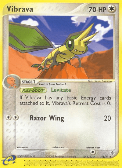 Vibrava (46/97) [EX: Dragon] Pokemon Single Pokémon  | Multizone: Comics And Games