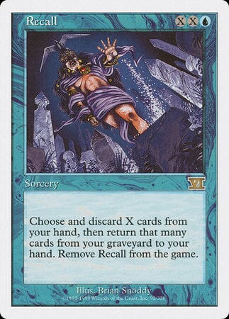 Recall [Classic Sixth Edition] MTG Single Magic: The Gathering  | Multizone: Comics And Games