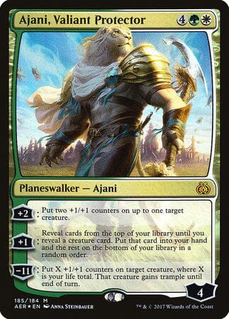 Ajani, Valiant Protector [Aether Revolt] MTG Single Magic: The Gathering  | Multizone: Comics And Games