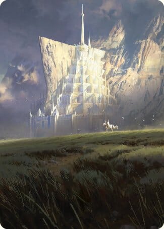 Minas Tirith Art Card [The Lord of the Rings: Tales of Middle-earth Art Series] MTG Single Magic: The Gathering  | Multizone: Comics And Games