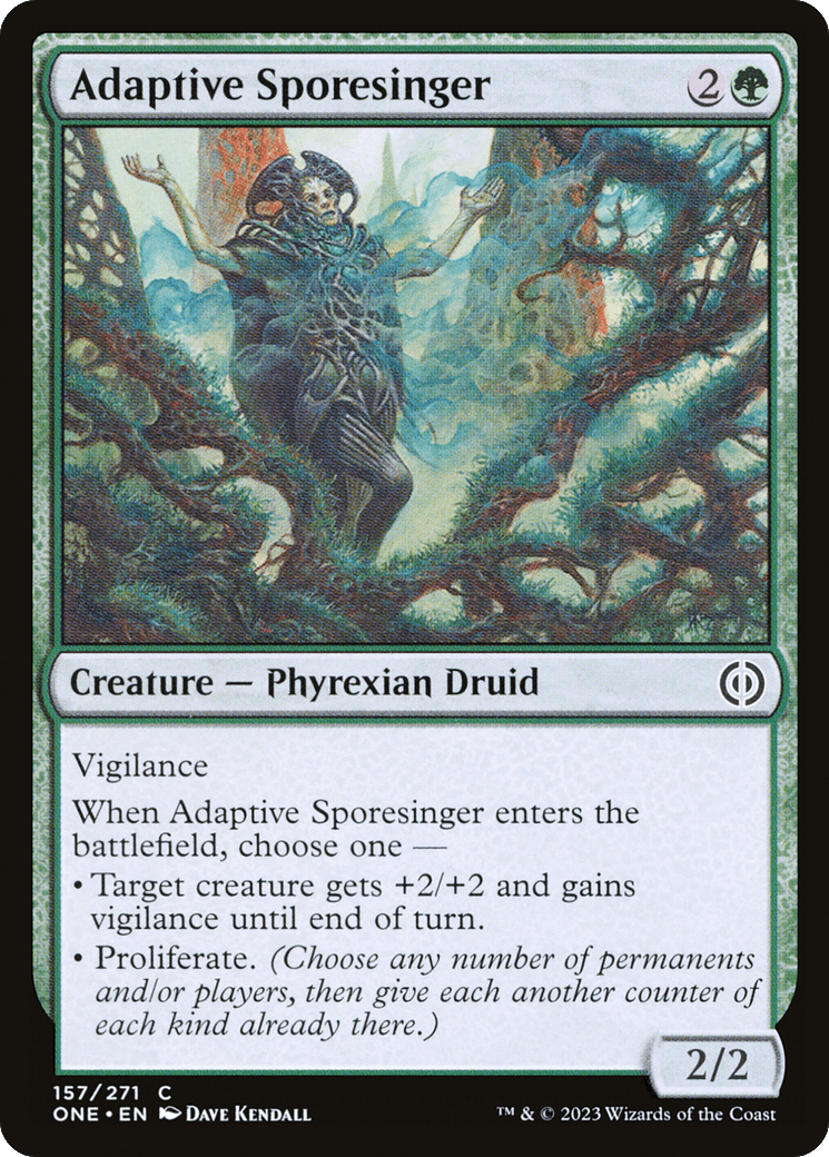 Adaptive Sporesinger [Phyrexia: All Will Be One] MTG Single Magic: The Gathering  | Multizone: Comics And Games