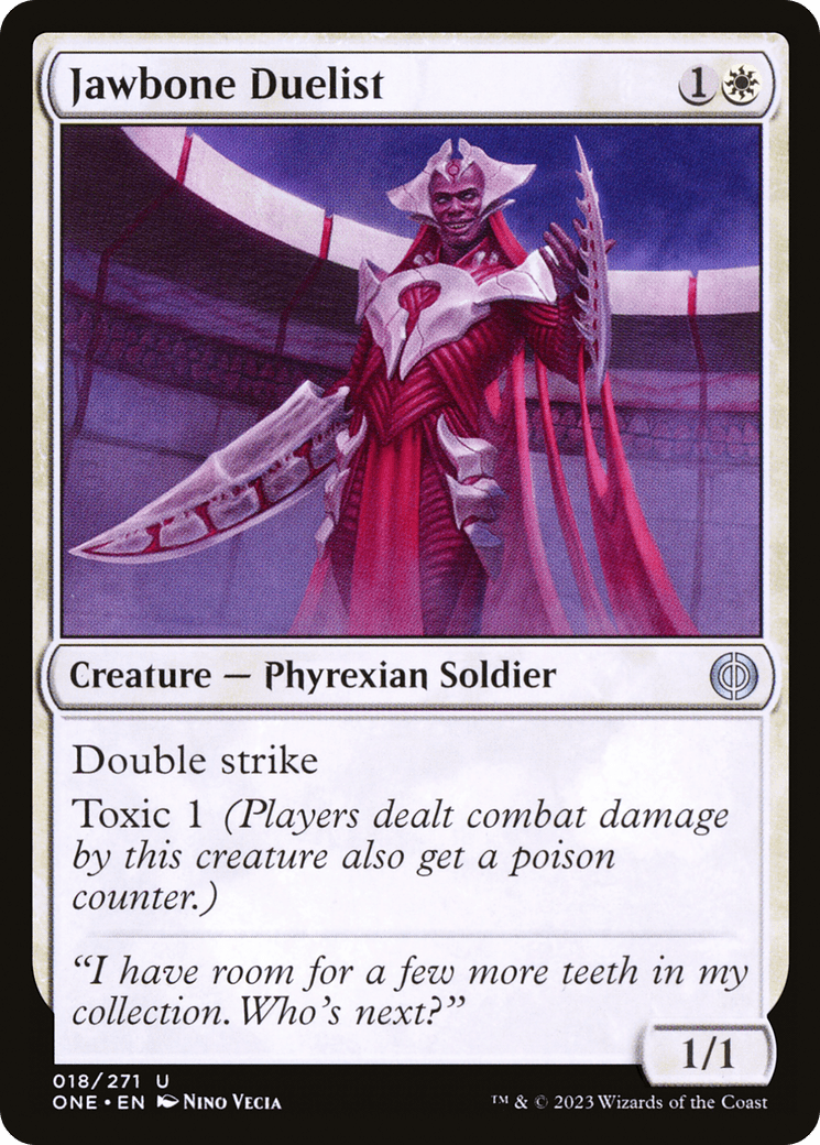 Jawbone Duelist [Phyrexia: All Will Be One] MTG Single Magic: The Gathering  | Multizone: Comics And Games