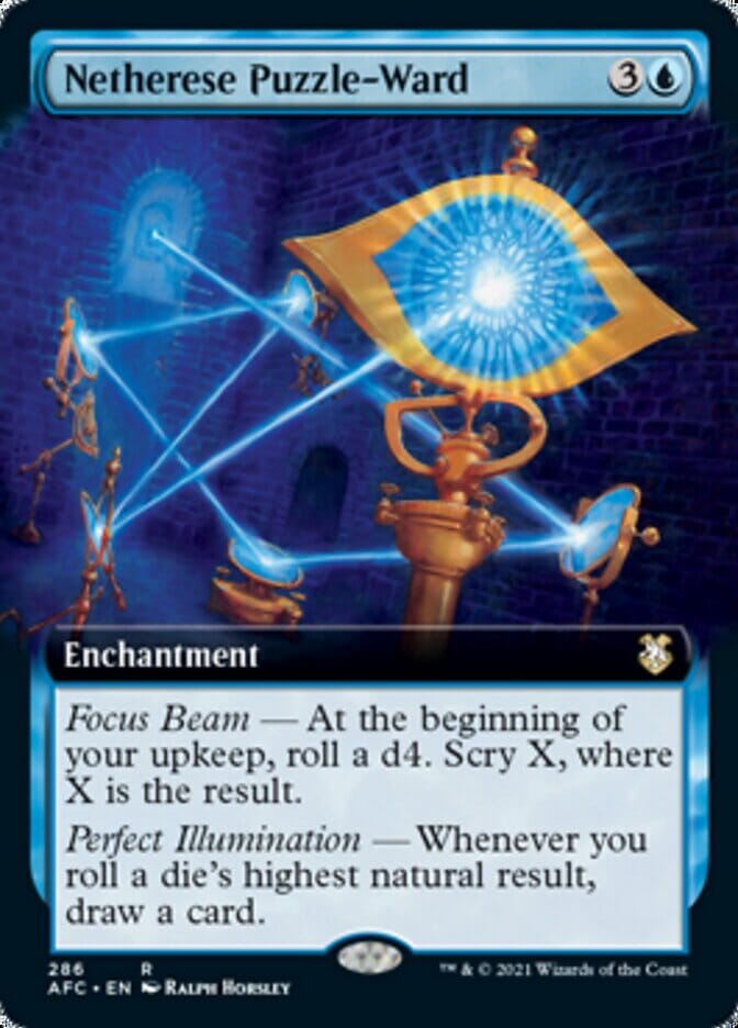 Netherese Puzzle-Ward (Extended) [Dungeons & Dragons: Adventures in the Forgotten Realms Commander] MTG Single Magic: The Gathering  | Multizone: Comics And Games