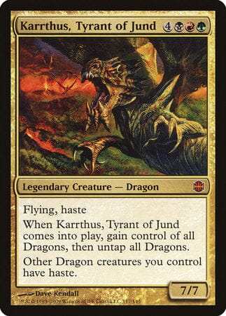 Karrthus, Tyrant of Jund [Alara Reborn] MTG Single Magic: The Gathering  | Multizone: Comics And Games