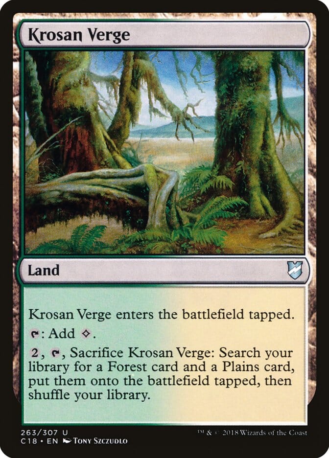 Krosan Verge [Commander 2018] MTG Single Magic: The Gathering  | Multizone: Comics And Games
