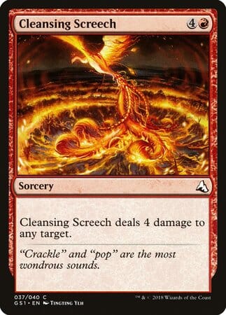 Cleansing Screech [Global Series Jiang Yanggu & Mu Yanling] MTG Single Magic: The Gathering  | Multizone: Comics And Games