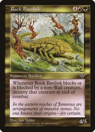 Rock Basilisk [Mirage] MTG Single Magic: The Gathering  | Multizone: Comics And Games