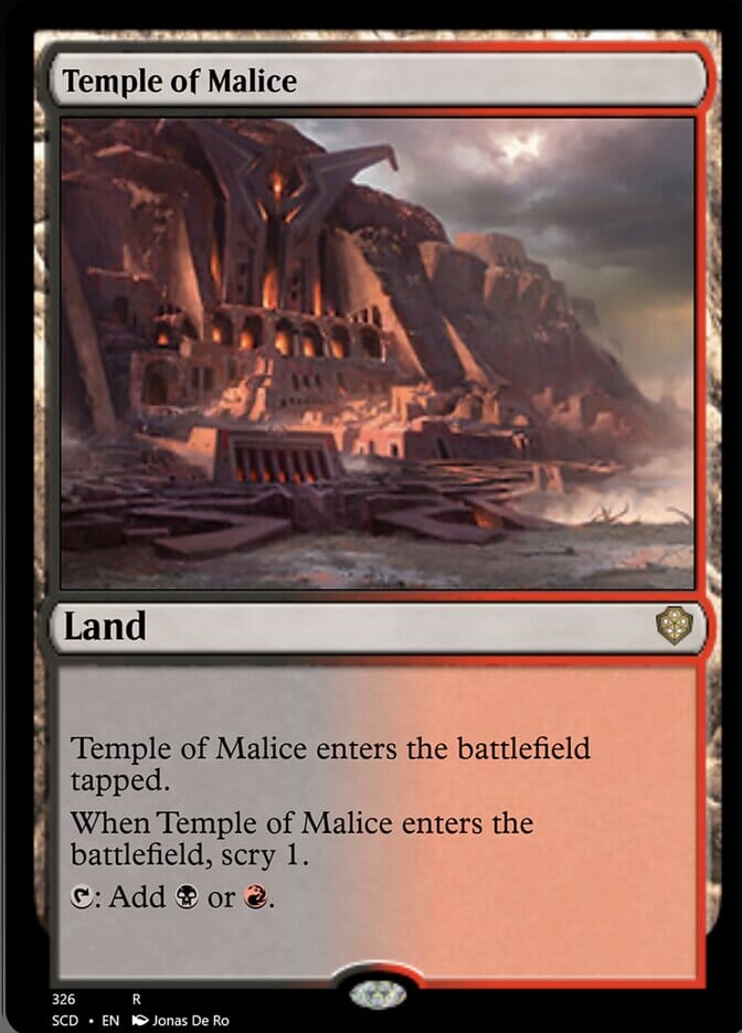 Temple of Malice [Starter Commander Decks] MTG Single Magic: The Gathering  | Multizone: Comics And Games