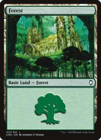 Forest (312) [Commander Anthology Volume II] MTG Single Magic: The Gathering  | Multizone: Comics And Games