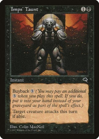 Imps' Taunt [Tempest] MTG Single Magic: The Gathering  | Multizone: Comics And Games