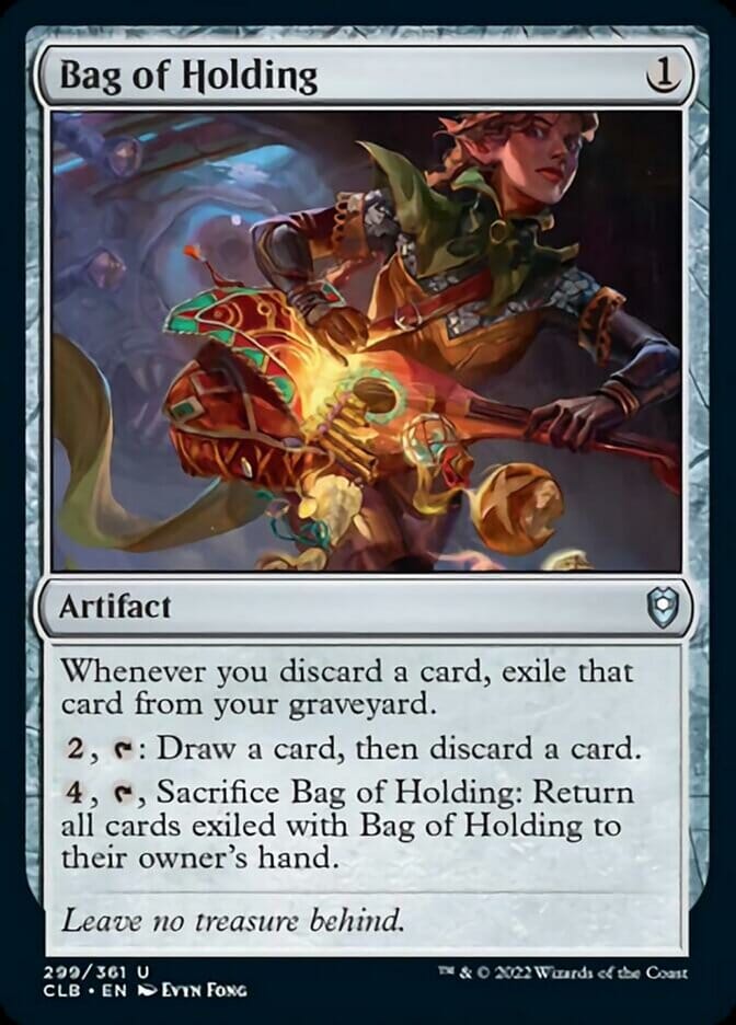 Bag of Holding [Commander Legends: Battle for Baldur's Gate] MTG Single Magic: The Gathering  | Multizone: Comics And Games