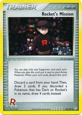 Rocket's Mission (88/109) (Stamped) [EX: Team Rocket Returns] Pokemon Single Pokémon  | Multizone: Comics And Games