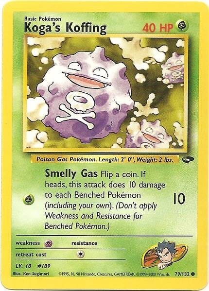 Koga's Koffing (79/132) [Gym Challenge Unlimited] Pokemon Single Pokémon  | Multizone: Comics And Games