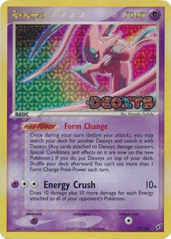 Deoxys (17/107) (Stamped) [EX: Deoxys] Pokemon Single Pokémon  | Multizone: Comics And Games