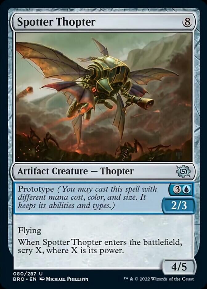 Spotter Thopter [The Brothers' War] MTG Single Magic: The Gathering  | Multizone: Comics And Games