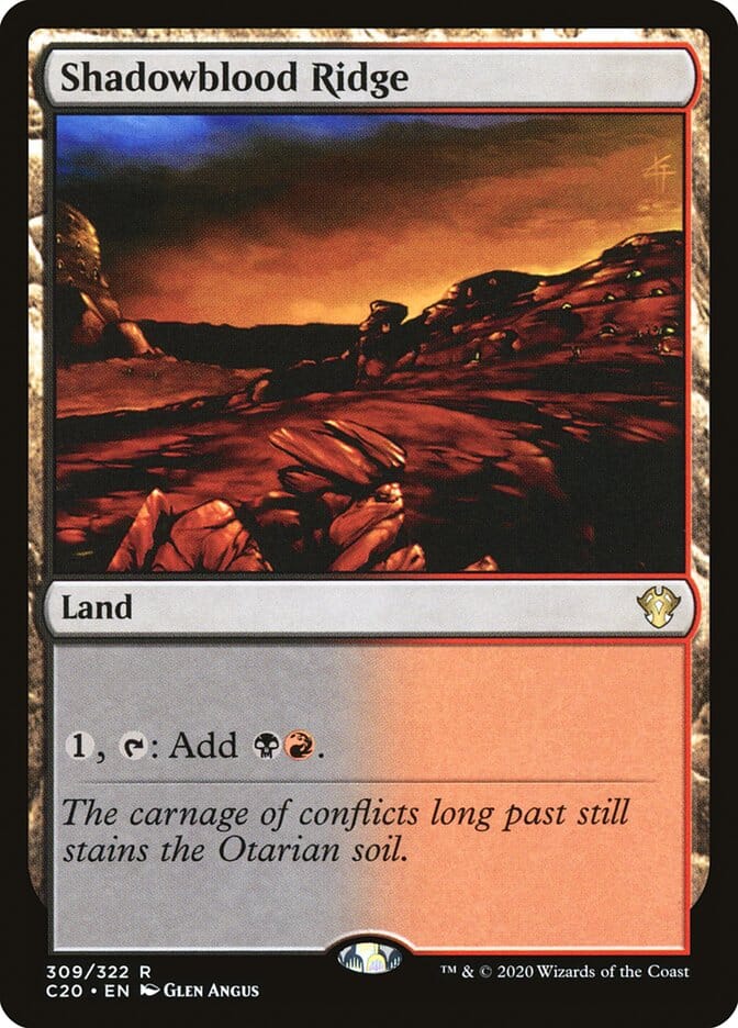 Shadowblood Ridge [Commander 2020] MTG Single Magic: The Gathering  | Multizone: Comics And Games