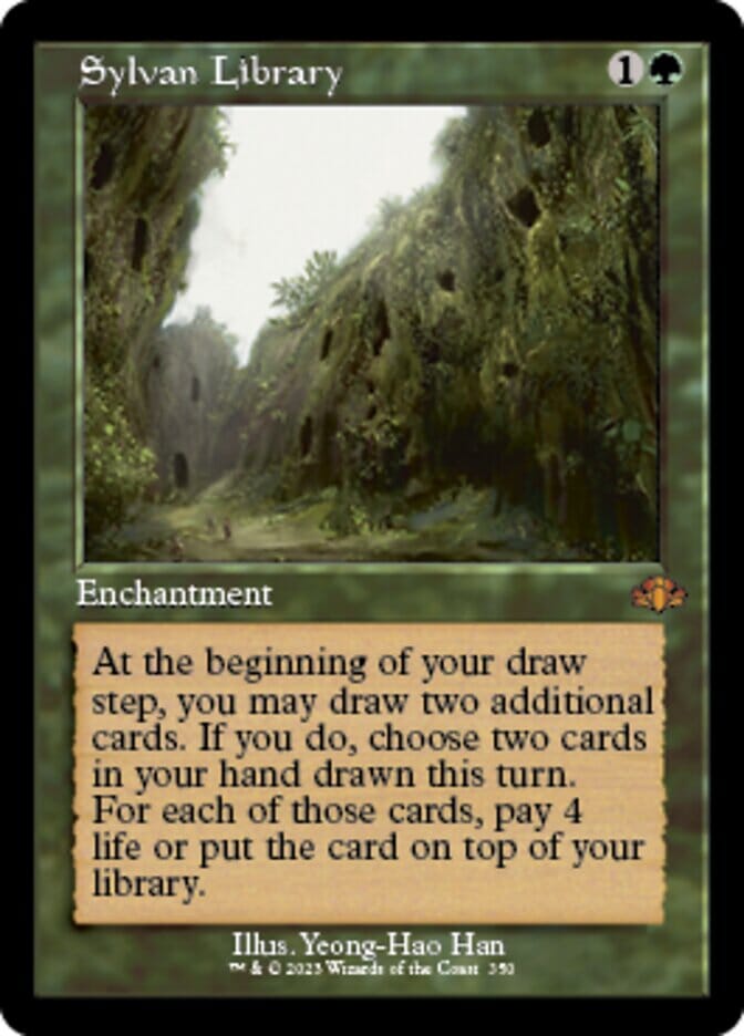 Sylvan Library (Retro) [Dominaria Remastered] MTG Single Magic: The Gathering  | Multizone: Comics And Games