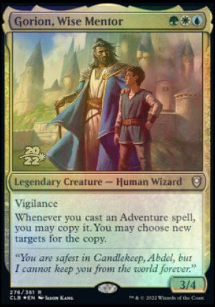 Gorion, Wise Mentor [Commander Legends: Battle for Baldur's Gate Prerelease Promos] MTG Single Magic: The Gathering  | Multizone: Comics And Games