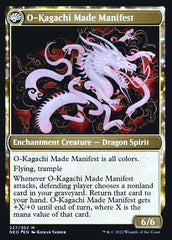 The Kami War // O-Kagachi Made Manifest [Kamigawa: Neon Dynasty Prerelease Promos] MTG Single Magic: The Gathering  | Multizone: Comics And Games