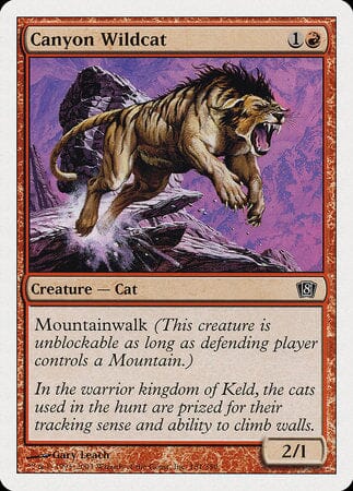 Canyon Wildcat [Eighth Edition] MTG Single Magic: The Gathering  | Multizone: Comics And Games