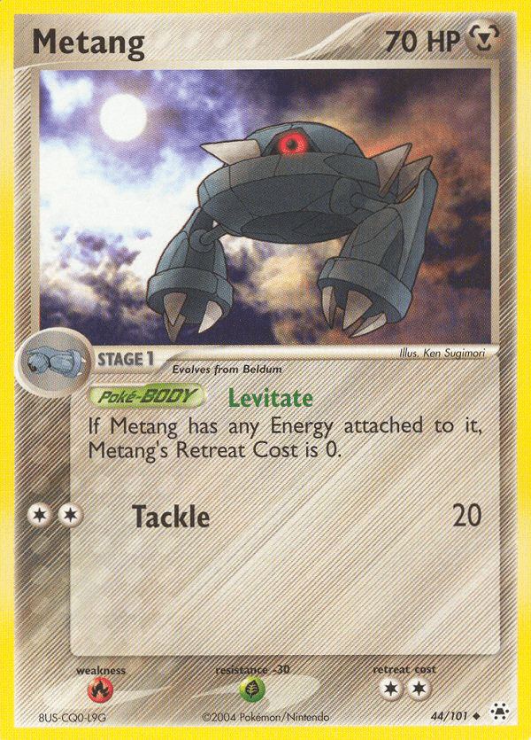 Metang (44/101) [EX: Hidden Legends] Pokemon Single Pokémon  | Multizone: Comics And Games