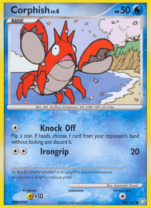 Corphish (89/146) [Diamond & Pearl: Legends Awakened] Pokemon Single Pokémon  | Multizone: Comics And Games