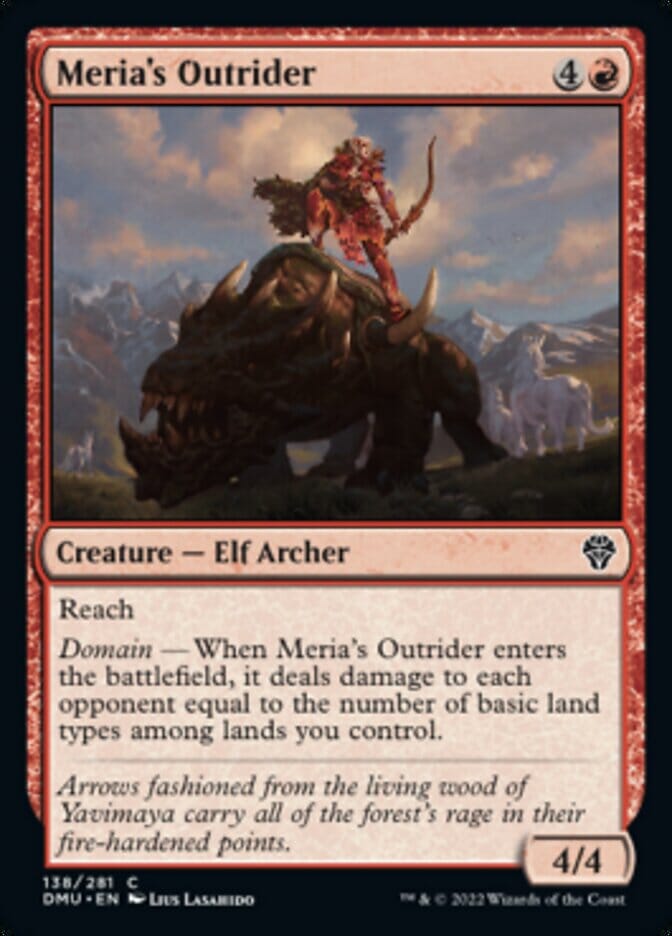 Meria's Outrider [Dominaria United] MTG Single Magic: The Gathering  | Multizone: Comics And Games
