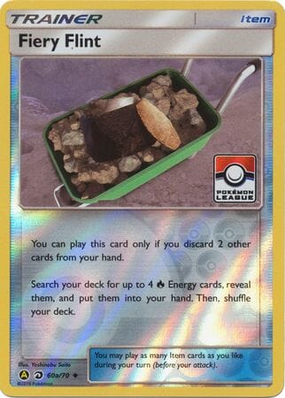 Fiery Flint (60a/70) (League Promo) [Sun & Moon: Dragon Majesty] Pokemon Single Pokémon  | Multizone: Comics And Games
