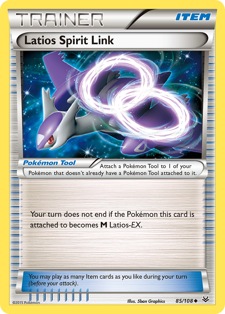 Latios Spirit Link (85/108) [XY: Roaring Skies] Pokemon Single Pokémon  | Multizone: Comics And Games
