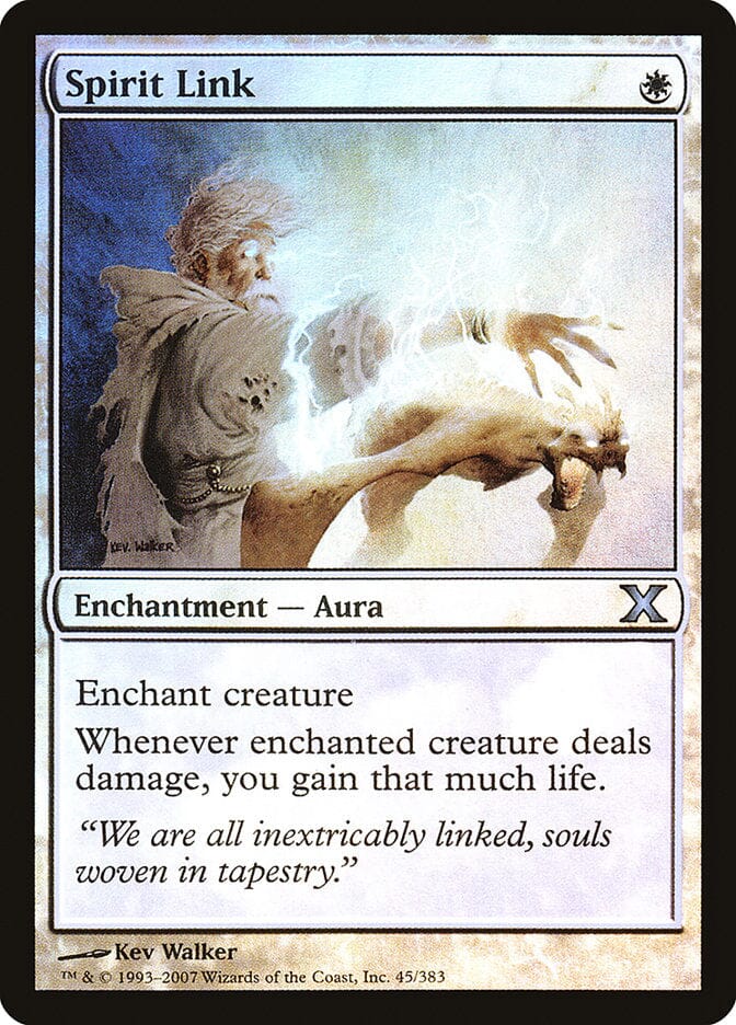 Spirit Link (Premium Foil) [Tenth Edition] MTG Single Magic: The Gathering  | Multizone: Comics And Games