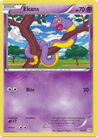 Ekans (16/30) [XY: Trainer Kit - Noivern] Pokemon Single Pokémon  | Multizone: Comics And Games
