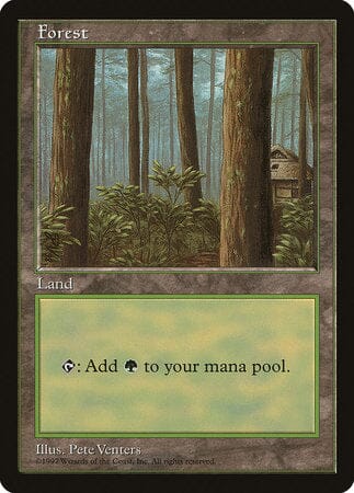 Forest - Red Pack (Venters) [Asia Pacific Land Program] MTG Single Magic: The Gathering  | Multizone: Comics And Games