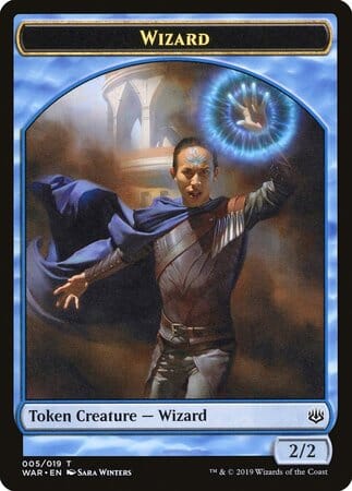 Wizard Token [War of the Spark Tokens] MTG Single Magic: The Gathering  | Multizone: Comics And Games