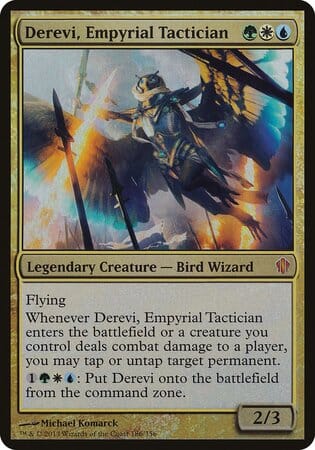 Derevi, Empyrial Tactician (Commander 2013) [Commander 2013 Oversized] MTG Single Magic: The Gathering  | Multizone: Comics And Games