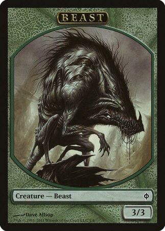 Beast Token [New Phyrexia Tokens] MTG Single Magic: The Gathering  | Multizone: Comics And Games