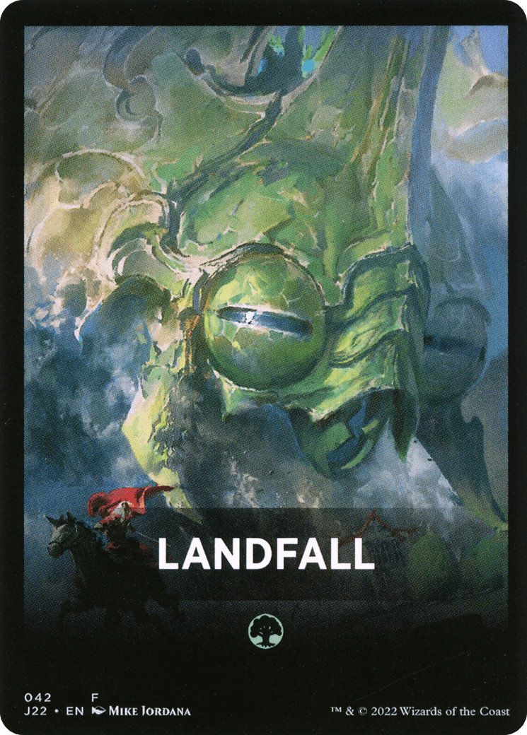 Landfall Theme Card [Jumpstart 2022 Front Cards] MTG Single Magic: The Gathering  | Multizone: Comics And Games