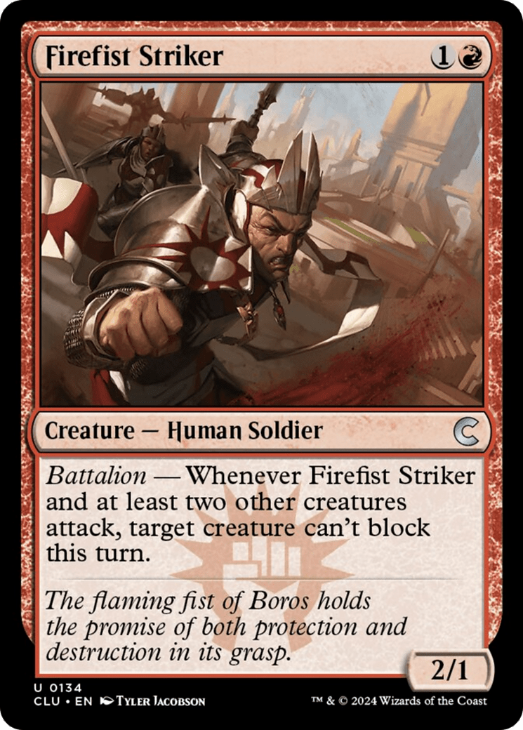 Firefist Striker [Ravnica: Clue Edition] MTG Single Magic: The Gathering  | Multizone: Comics And Games