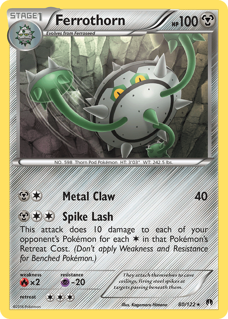 Ferrothorn (80/122) [XY: BREAKpoint] Pokemon Single Pokémon  | Multizone: Comics And Games