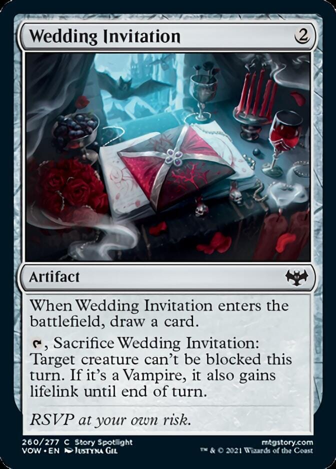 Wedding Invitation [Innistrad: Crimson Vow] MTG Single Magic: The Gathering  | Multizone: Comics And Games