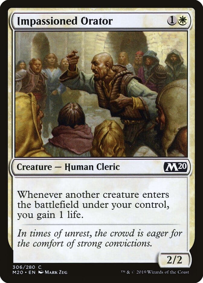 Impassioned Orator [Core Set 2020] MTG Single Magic: The Gathering  | Multizone: Comics And Games