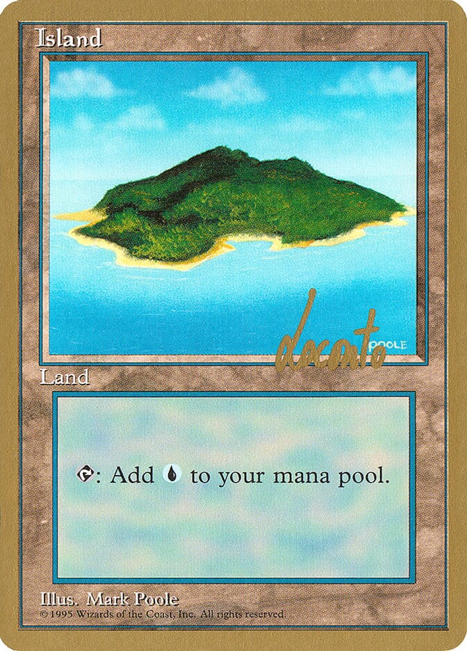 Island (ml367) (Michael Loconto) [Pro Tour Collector Set] MTG Single Magic: The Gathering  | Multizone: Comics And Games
