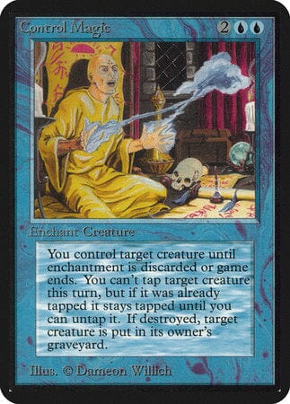 Control Magic [Limited Edition Alpha] MTG Single Magic: The Gathering  | Multizone: Comics And Games