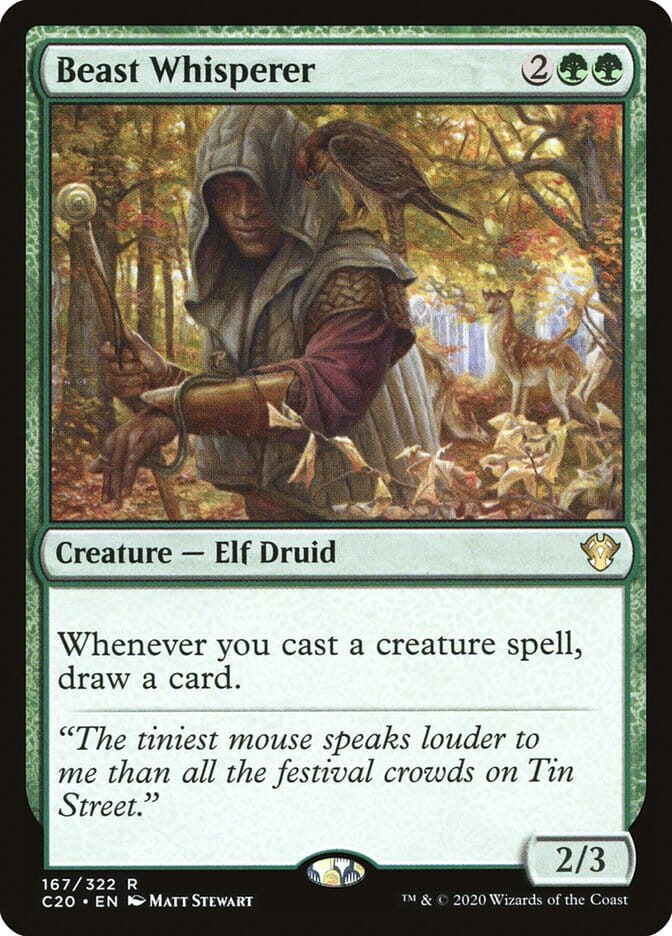 Beast Whisperer [Commander 2020] MTG Single Magic: The Gathering  | Multizone: Comics And Games