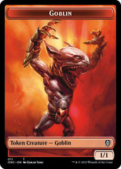 Rebel // Goblin Double-Sided Token [Phyrexia: All Will Be One Commander Tokens] MTG Single Magic: The Gathering  | Multizone: Comics And Games