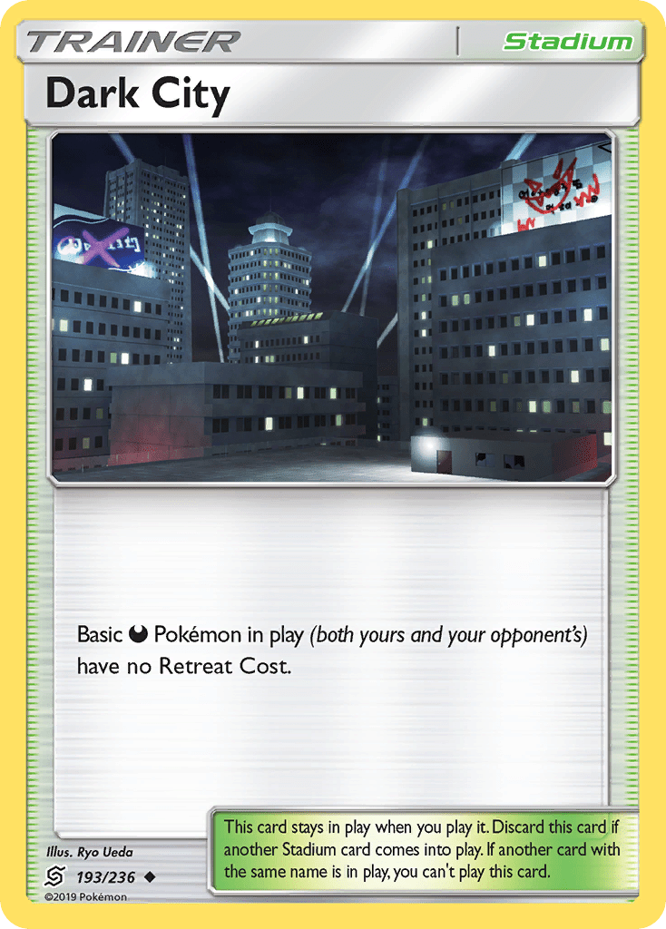 Dark City (193/236) [Sun & Moon: Unified Minds] Pokemon Single Pokémon  | Multizone: Comics And Games