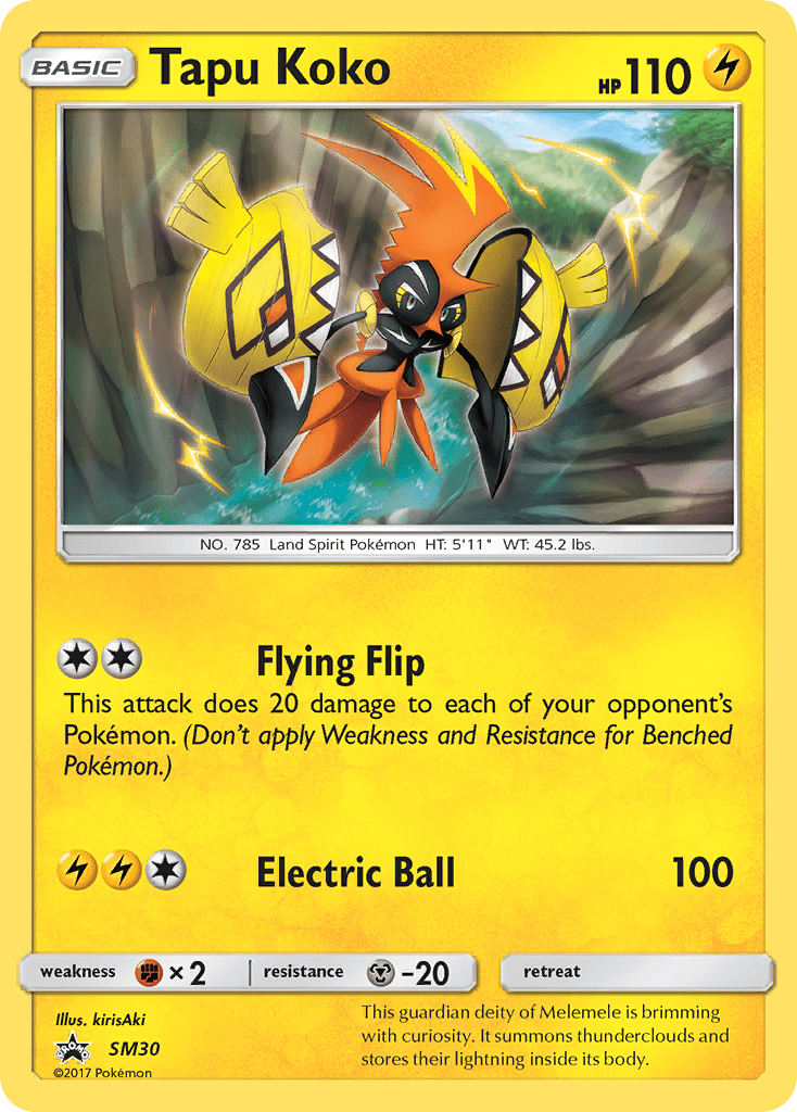 Tapu Koko (SM30) [Sun & Moon: Black Star Promos] Pokemon Single Pokémon  | Multizone: Comics And Games
