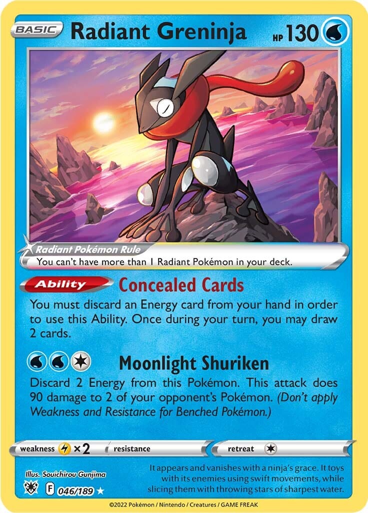 Radiant Greninja (046/189) [Sword & Shield: Astral Radiance] Pokemon Single Pokémon  | Multizone: Comics And Games